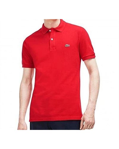 Lacoste Pique Polo Shirt  Red