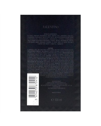Valentino Born In Roma Rockstar Noir for Men 3.4 oz Eau de Toilette Spray