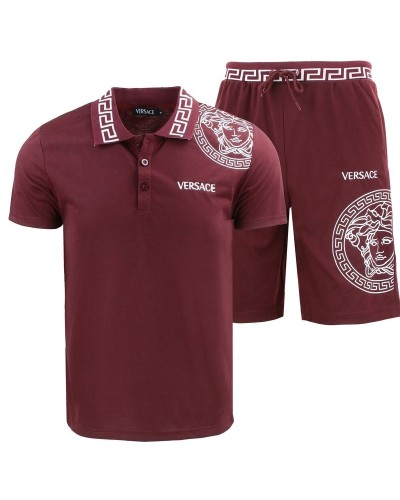 Versace Men's Polo Shirt & Short Set