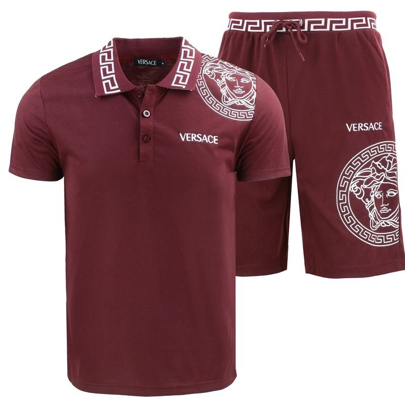 Versace Men's Polo Shirt & Short Set