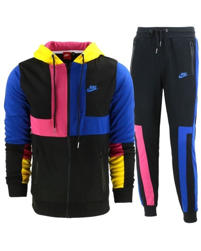 Nike Sportswear Men's Colorblock Tech Fleece Hoodie & Pants Set