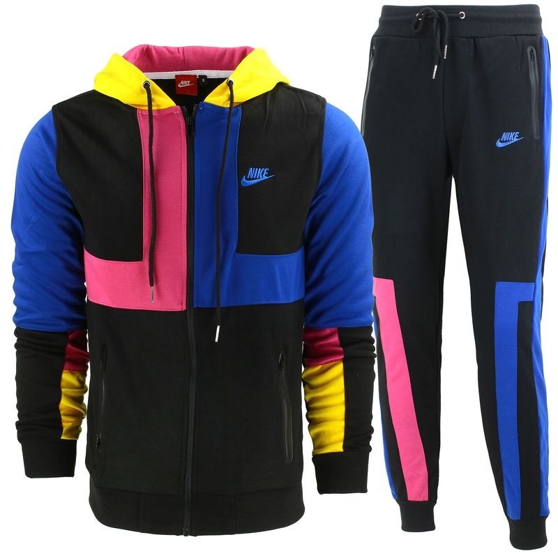 Nike Sportswear Men's Colorblock Tech Fleece Hoodie & Pants Set