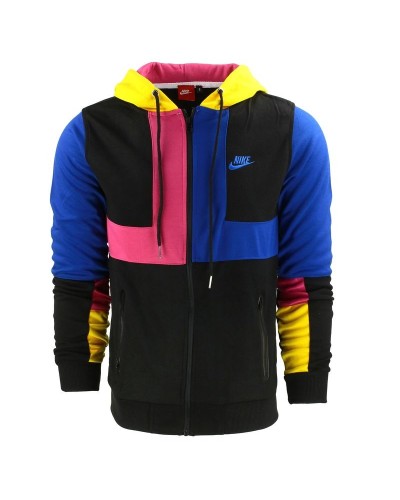 Nike Sportswear Men's Colorblock Tech Fleece Hoodie & Pants Set