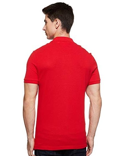 Lacoste Pique Polo Shirt  Red