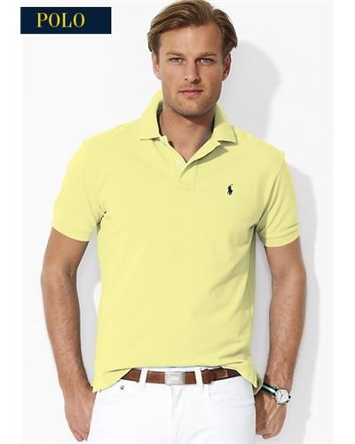 Polo Ralph Lauren  Men's Classic-Fit  Polo Shirt Yellow