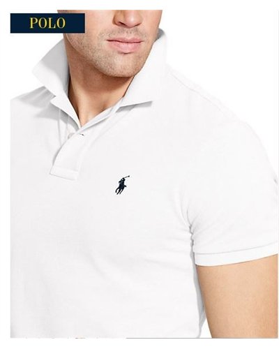 Polo Ralph Lauren  Men's Classic-Fit  Polo Shirt White