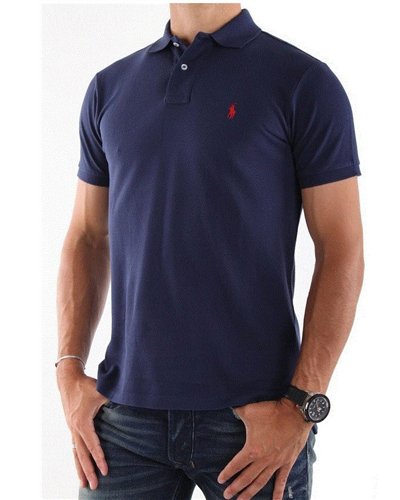 Polo Ralph Lauren  Men's Classic-Fit  Polo Shirt Navy Blue