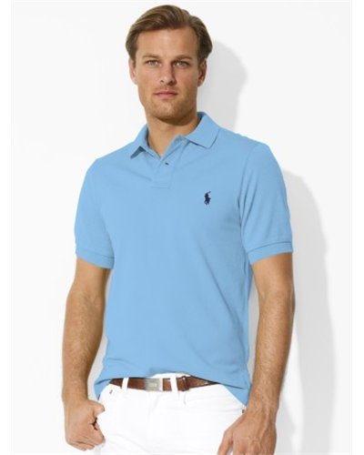 Polo Ralph Lauren  Men's Classic-Fit  Polo Shirt Chatham Blue