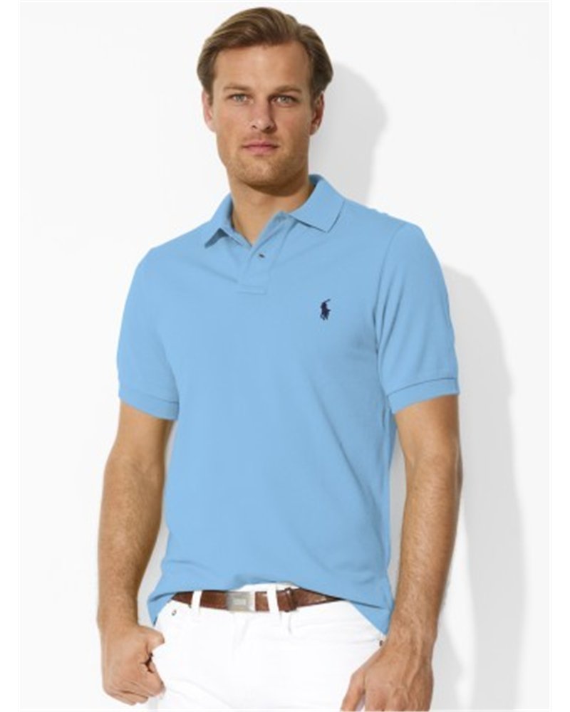 Polo Ralph Lauren  Men's Classic-Fit  Polo Shirt Chatham Blue