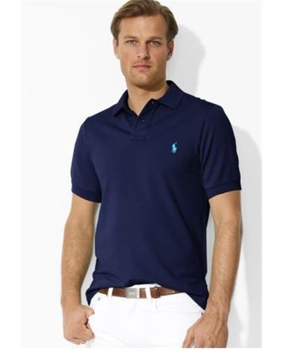 Polo Ralph Lauren  Men's Classic-Fit  Polo Shirt Newport Blue