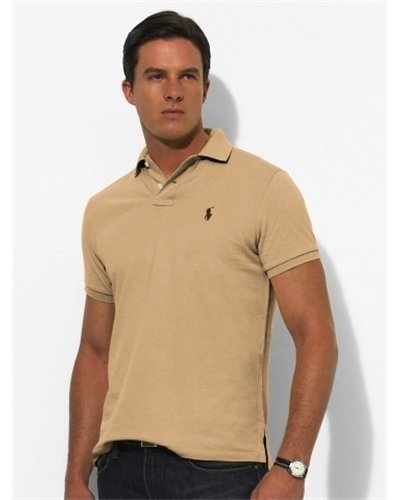 Polo Ralph Lauren  Men's Classic-Fit  Polo Shirt Tan