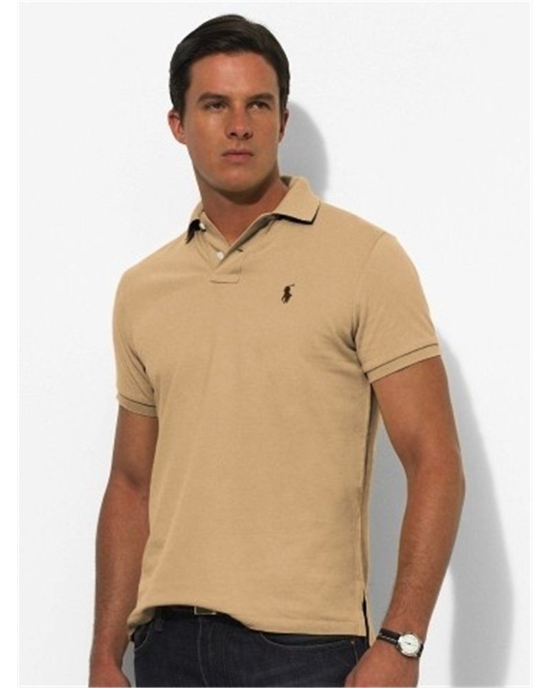 Polo Ralph Lauren  Men's Classic-Fit  Polo Shirt Tan