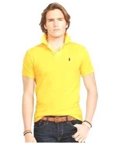 Polo Ralph Lauren Classic-Fit Mesh Polo Yellow
