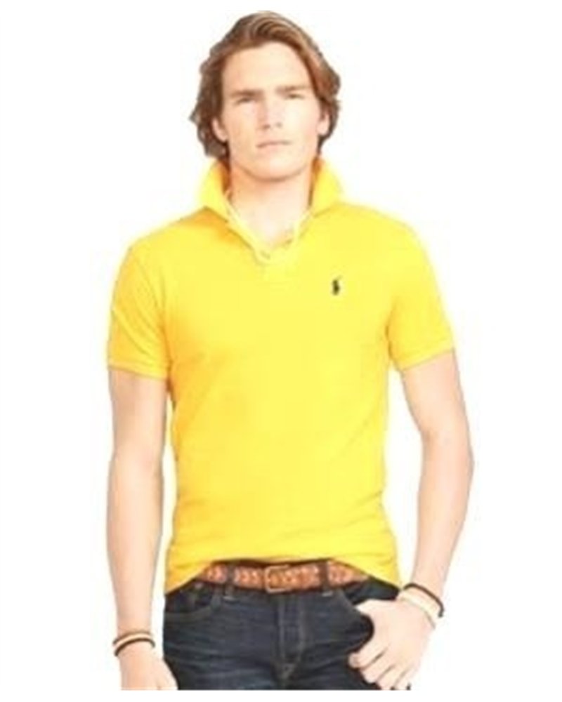 Polo Ralph Lauren Classic-Fit Mesh Polo Yellow