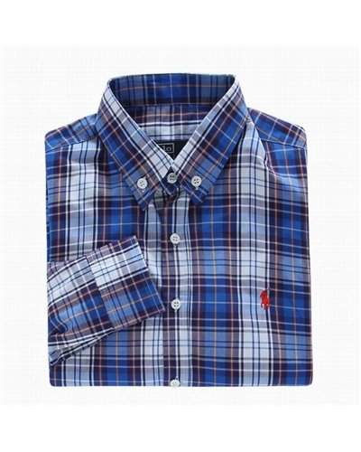 Ralph Lauren Long-SleeveSlim Blue