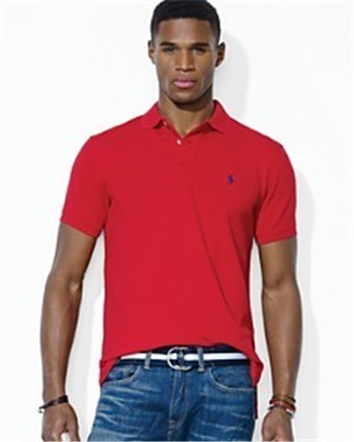 Polo Ralph Lauren Classic-Fit Mesh Polo Red