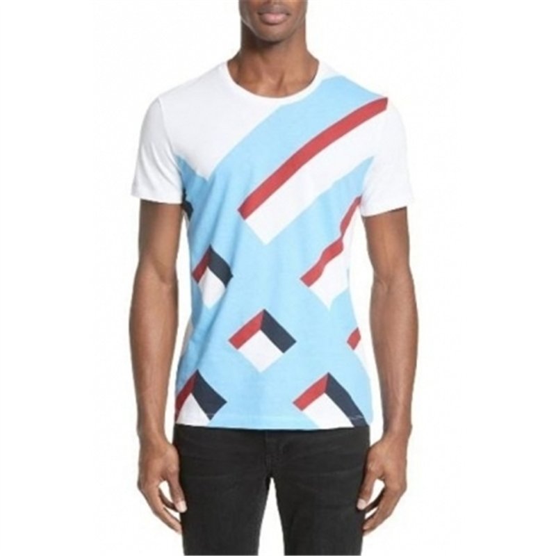 Burberry Wilmore Graphic Tee White New for 2018