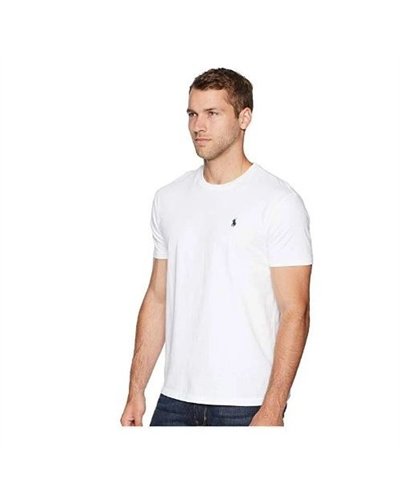 Ralph Lauren Men's  V Neck T Shirt White