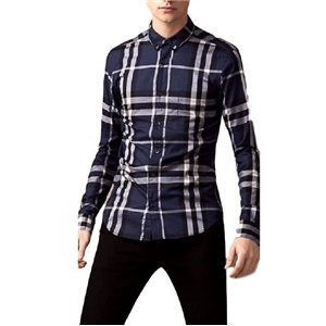 Burberry Brit  Men's Cotton Nova Check Button Down Shirt