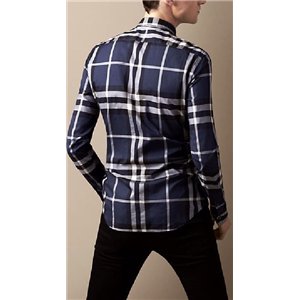 Burberry Brit  Men's Cotton Nova Check Button Down Shirt