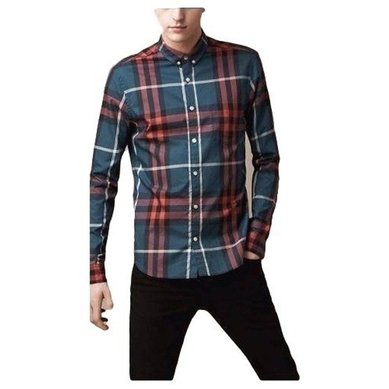 Burberry Brit Men's Cotton Check Button Down Shirt