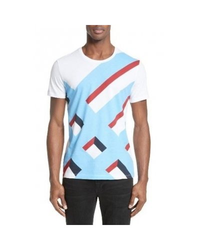 Burberry Wilmore Graphic Tee White New for 2018