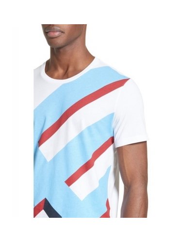 Burberry Wilmore Graphic Tee White New for 2018