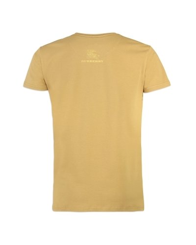 Burberry Men's Crew Neck Graphic Cotton T-Shirt Carml