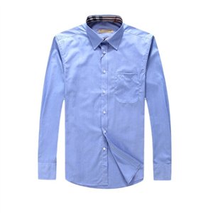 Burberry Long Sleeve  Check Inner Coller  Blue