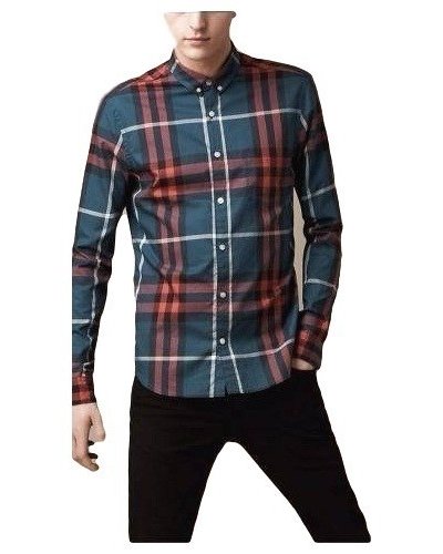 Burberry Brit Men's Cotton Check Button Down Shirt