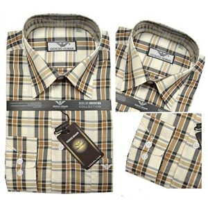 Giorgio Armani Men's Plat  Button Down  Final Sale