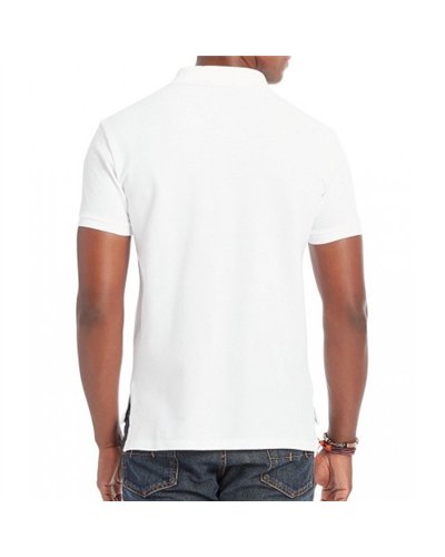 Ralph Lauren Big Pony 3 Short Sleeve Polo Shirt  White