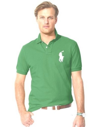 Ralph Lauren Big Pony 3 Short Sleeve Polo Shirt  Green