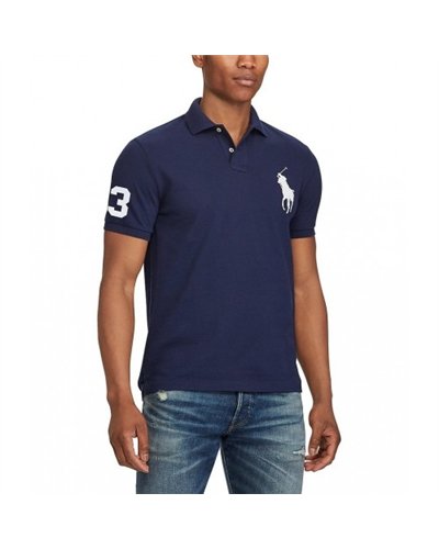 Ralph Lauren Big Pony 3 Short Sleeve Polo Shirt  Navy