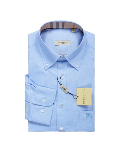 Burberry Long Sleeve  Check Inner Coller  Blue