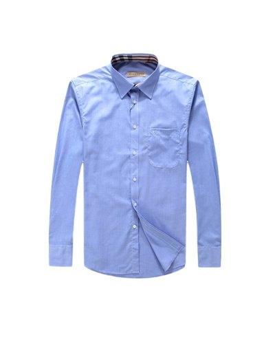Burberry Long Sleeve  Check Inner Coller  Blue