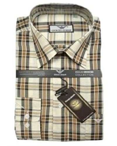 Giorgio Armani Men's Plat  Button Down  Final Sale