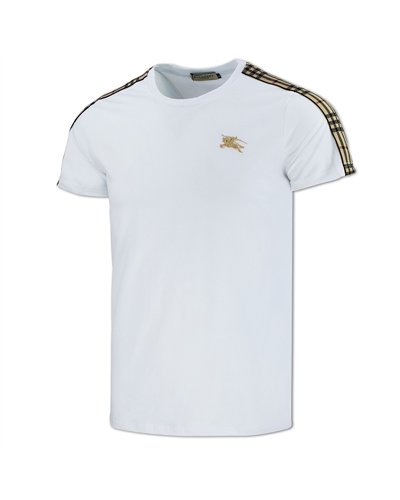 Burberry Men's Crew Neck  Jersey & Short Set Check Graphic