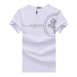 Burberry London Men's Check Graphic Cotton T-Shirt