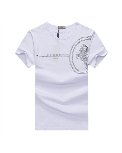 Burberry London Men's Check Graphic Cotton T-Shirt