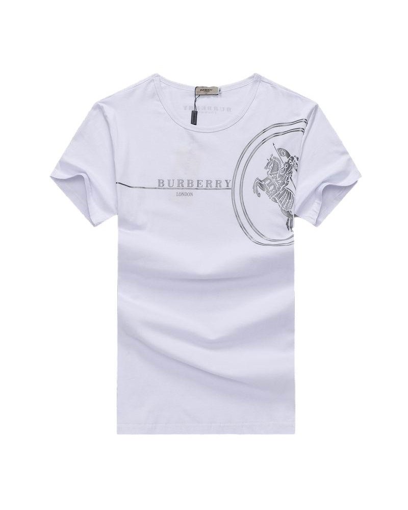 Burberry London Men's Check Graphic Cotton T-Shirt