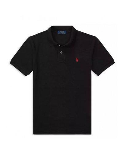 Polo Ralph Lauren  Men's Classic-Fit  Polo Shirt Black Red Pony