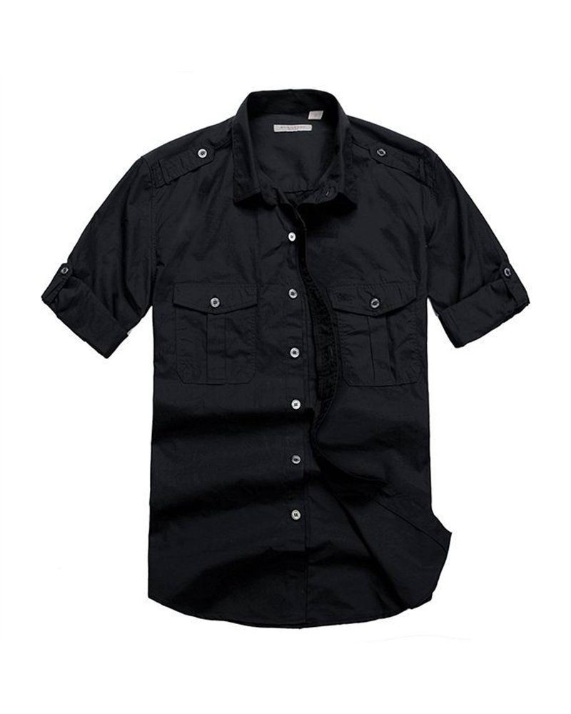 Burberry Men's Cargo Short Sleeve Shirt