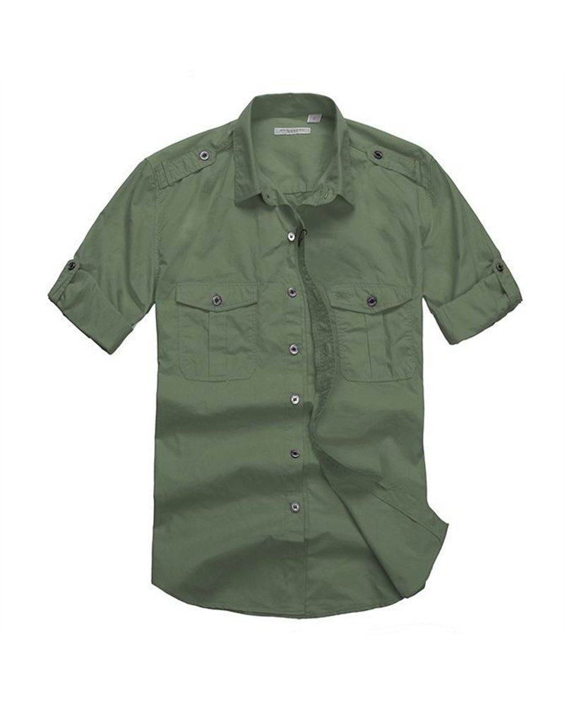 Burberry Men's Cargo Short Sleeve Shirt