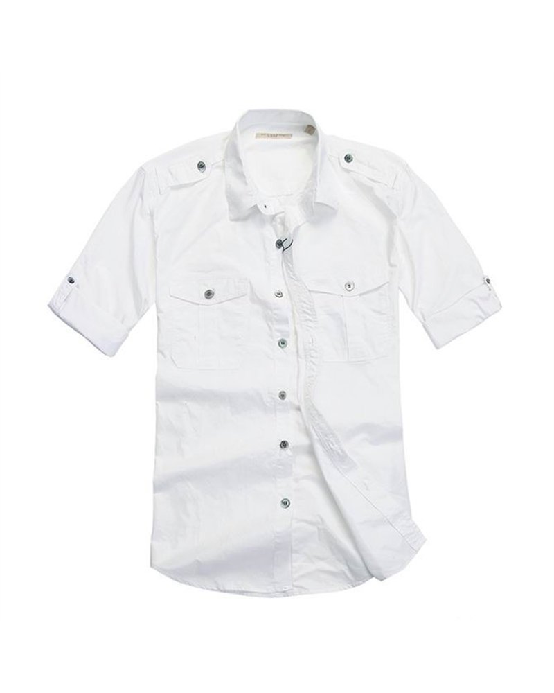 Burberry Men's Cargo Short Sleeve Shirt