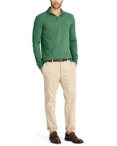 Ralph Lauren Long Sleeve Polo Kelly Green