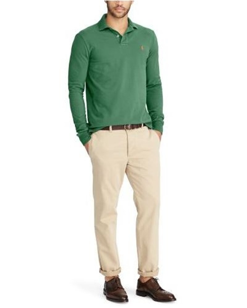Ralph Lauren Long Sleeve Polo Kelly Green