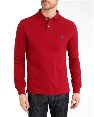 Ralph Lauren Long Sleeve Polo Red