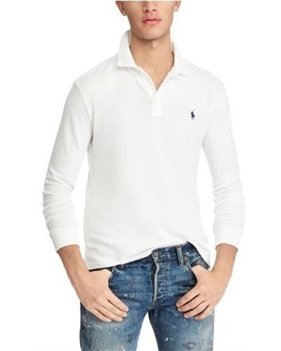 Ralph Lauren Long Sleeve Polo White