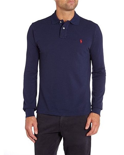 Ralph Lauren Long Sleeve Polo  Newport Navy